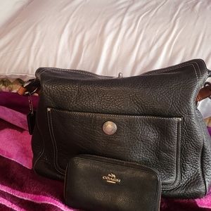 Coach bag and wallet